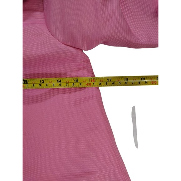 Tommy Bahama Girls Pink Bow-Accent Long Coat Jacket Size 8 Floral Lining, NWT. - Picture 6 of 7